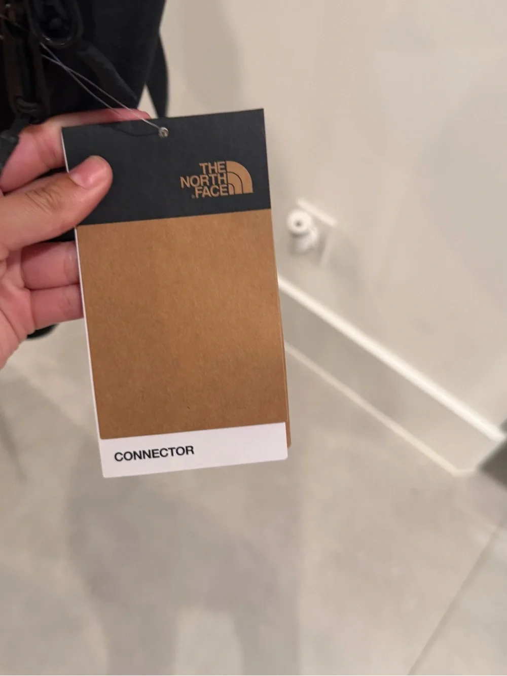 The North Face Black Connector Backpack with White Logo